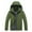 Olive Green, variant on Herrnalise Men's Jacket Mountain Waterproof Ski Jacket Warm Winter Waterproof Windbreaker Hooded Raincoat Snowboarding Sweatshirt Gray