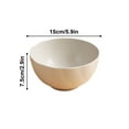 thumbnail image 3 of Sentmoon Room Decor Straw 6-inch Bowl Large Household Food Bowl Student Dormitory Instant Bowl Children's Bowl Tableware, 3 of 5
