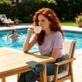 thumbnail image 5 of 3-in-1 Drink Holder Clip for Beach Chair, Desk & Adirondack Chair, for Water/Soda/Coffee (Red/Black/White), 5 of 5