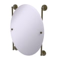 thumbnail image 1 of Que Nouvelle Collection Miroir Monté sur Rail Sans Cadre Ovale - QN-27-91-ABR, 1 of 1