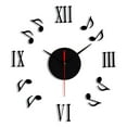 Frameless DIY Wall Mute Clock Mirror Surface Sticker Home Office Decor