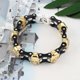 thumbnail image 3 of Pulsera de Cadena de Motocicleta Yuxing Estilo Punk Acero Inoxidable Talla S, 3 of 4