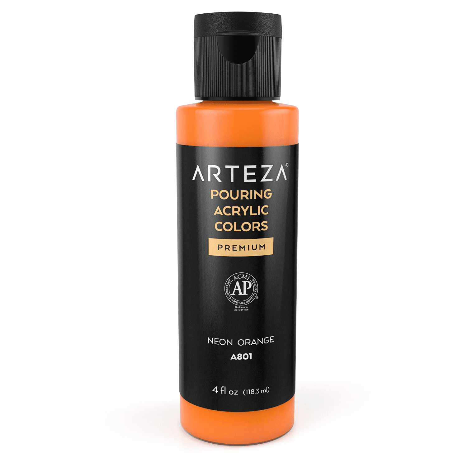 Arteza Acrylic Pouring Paint Kit, 120 ml Bottle Set, Orchid Tones - 4 Pack