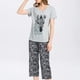Hauts de Nuit pour Femmes avec Pantalons Capri Pyjama Sets – image 3 sur 4