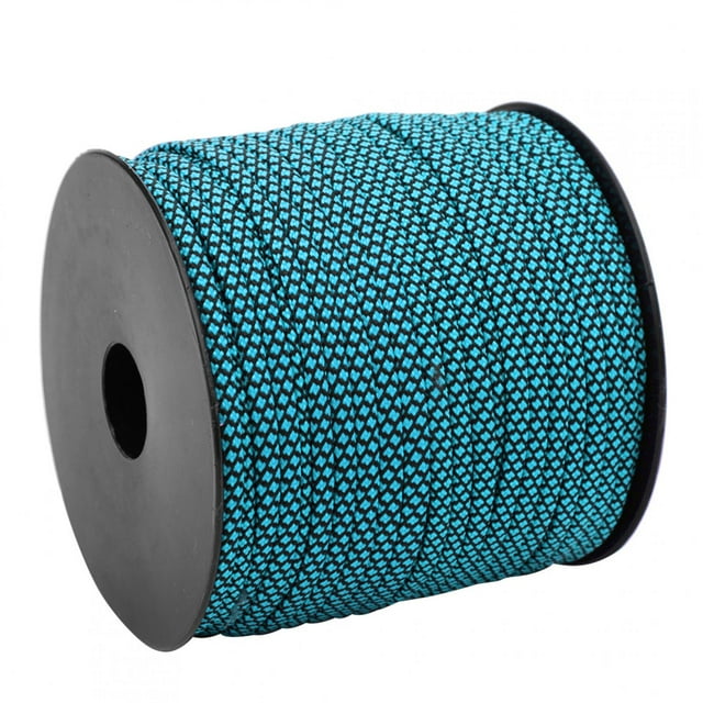 Paracord, 7 Core 7 Core Paracord, 200kg Bracelets Belts For Tent Ropes Necklaces Blue Black