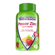vitafusion Power Zinc Gummy Vitamins, Strawberry Tangerine Flavored Immune Support (1), 90 Count
