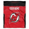 NHL New Jersey Devils "Jersey" Personalized Silk Touch Throw Blanket