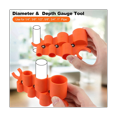 thumbnail image 3 of Deburring Tool Kit,PVC Pipe Tubing Cutter Depth Gauge and Pipe Cutter Tool, Inner Outer Reamer Pipe Tubing Chamfer Tool, 3 of 8