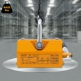 thumbnail image 2 of Steel Plate Magnetic Lifter Metal Lifting Magnet Hoist Shop Crane 2000kg 4400lbs, 2 of 12