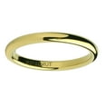 thumbnail image 3 of Bague Alliance pour Homme en Carbure de Tungstène Ton Or 2 mm, 3 of 5