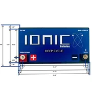 Ionic Lithium 24V 50Ah | LiFePO4 Deep Cycle Battery + Bluetooth