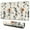 Halloween Dancing Skeletons, variant on Long Mouse Pads for Desk,Halloween Dinosaur Themed Pattern Desk Mats on Top Of Desks, Desk Mouse Pad Extra Large with 3mm Non-Slip Base and Stitched Edge for Gaming,Office,Work,Home 31.5"x11.8"