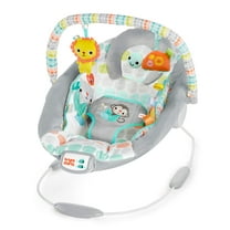 Bright Starts Whimsical Wild Vibrating Baby Bouncer Seat and Rocker