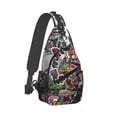 thumbnail image 2 of Gorillaz Sling Backpack Travel Hiking Chest Bag Daypack Multipurpose Crossbody Shoulder Bag, 2 of 9