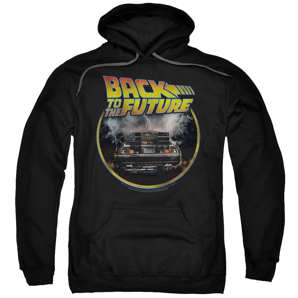 DVRunlimited Inc. BACK TO THE FUTURE/BACK ADULT PULLOVER HOODIE
