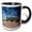 Black/White, variant on 3drose, Washington Artillery Park in New Orleans, 11oz Mug