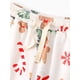 thumbnail image 2 of Pantalones de pijama PATPAT para niñas, a cuadros, color blanco, pan de jengibre, talla 7-8 años, 2 of 7