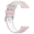 thumbnail image 1 of 18mm 22mm Silicone Strap Tempered Glass Screen Protector Case For Garmin Forerunner 265 265s Watchband Replacement Accessories 10 pink white Forerunner 265, 1 of 6