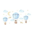 thumbnail image 1 of 60x90CM Hot Air Balloon Patterns Wall Stickers PVC Material PVC wall TV Background Wall Decals for Corridors, 1 of 6