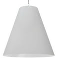 thumbnail image 6 of Dainolite ANA-XL-PC-790 32 in. 1 Light Anaya Polished Chrome Pendant Ceiling Light with White Shade, Extra Large, 6 of 7