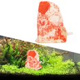 thumbnail image 3 of Acuario rojo blanco volcán Artificial burbuja aire piedra pecera aireación accesorio paisaje ornamento, 3 of 10
