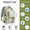 thumbnail image 6 of Sleek Paisley Backpack - Unique Paisley Gift for Commuters, Stylish Laptop Bag, Multiple Pockets for Organization, 6 of 6