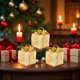 thumbnail image 4 of Adornos navideños de espuma para cajas de regalo y decoraciones para el árbol de Navidad | Decoración colgante con diseño calado | Decoración para interiores: árbol de Navidad, puerta, 4 of 8