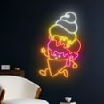 thumbnail image 3 of Handmadetneonsign Ice Cream Neon Sign, Ice Cream Cone LED Light, Ice Cream Shop Neon Lights, 3 of 5