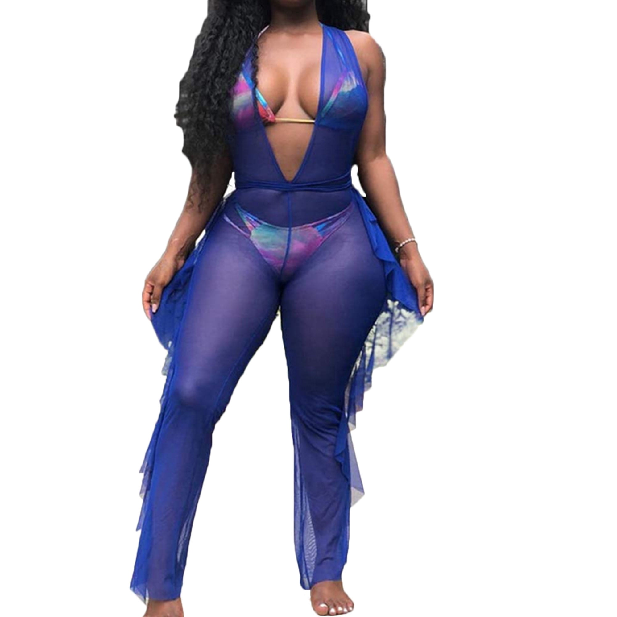Mesh Sheer Bikini Cover 