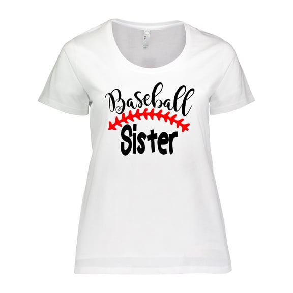 Inktastic Baseball Sister Women's Plus Size T-Shirt