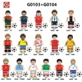 thumbnail image 2 of Building Messi Ronaldo Bale Legoed Minifiguras Juguetes Copa Del Mundo Fútbol G0104 Gao Jinjia unisex, 2 of 2