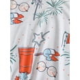 thumbnail image 6 of Infant Baby 4th of July Romper Casual Short Sleeve Round Neck Cartoon Print Jumpsuit Newborn Bodysuit Baby Clothing, 6 of 9