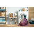 thumbnail image 2 of Ahgly Company Machine Washable Indoor Round Transitional Pink Daisy Pink Area Rugs, 5' Round, 2 of 7