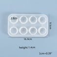 thumbnail image 5 of Milue Shaped Gem Necklace Pendant Casting Silicone Mould DIY Crafts Jewelry Making Tool Crystal Epoxy Resin Mold, 5 of 7