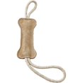 thumbnail image 1 of Ethical Pets Dura Fused Leather Bone Dog Tug Toy, 18-Inch, 1 of 3