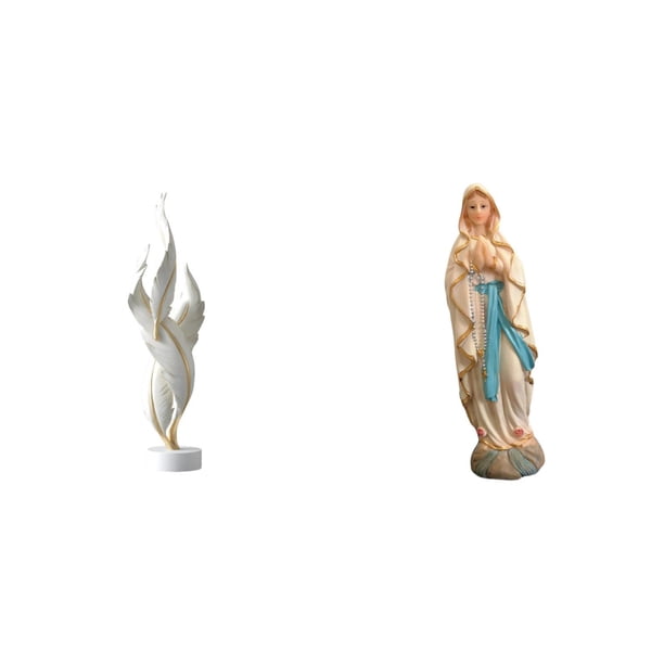 Figura decorativa,Escultura de plumas para escritorio,oficina,decoración del hogar,Figura decorativa de escritorio para decoración de mesa del hogar,Estatua de Lutero,Colección religiosa de