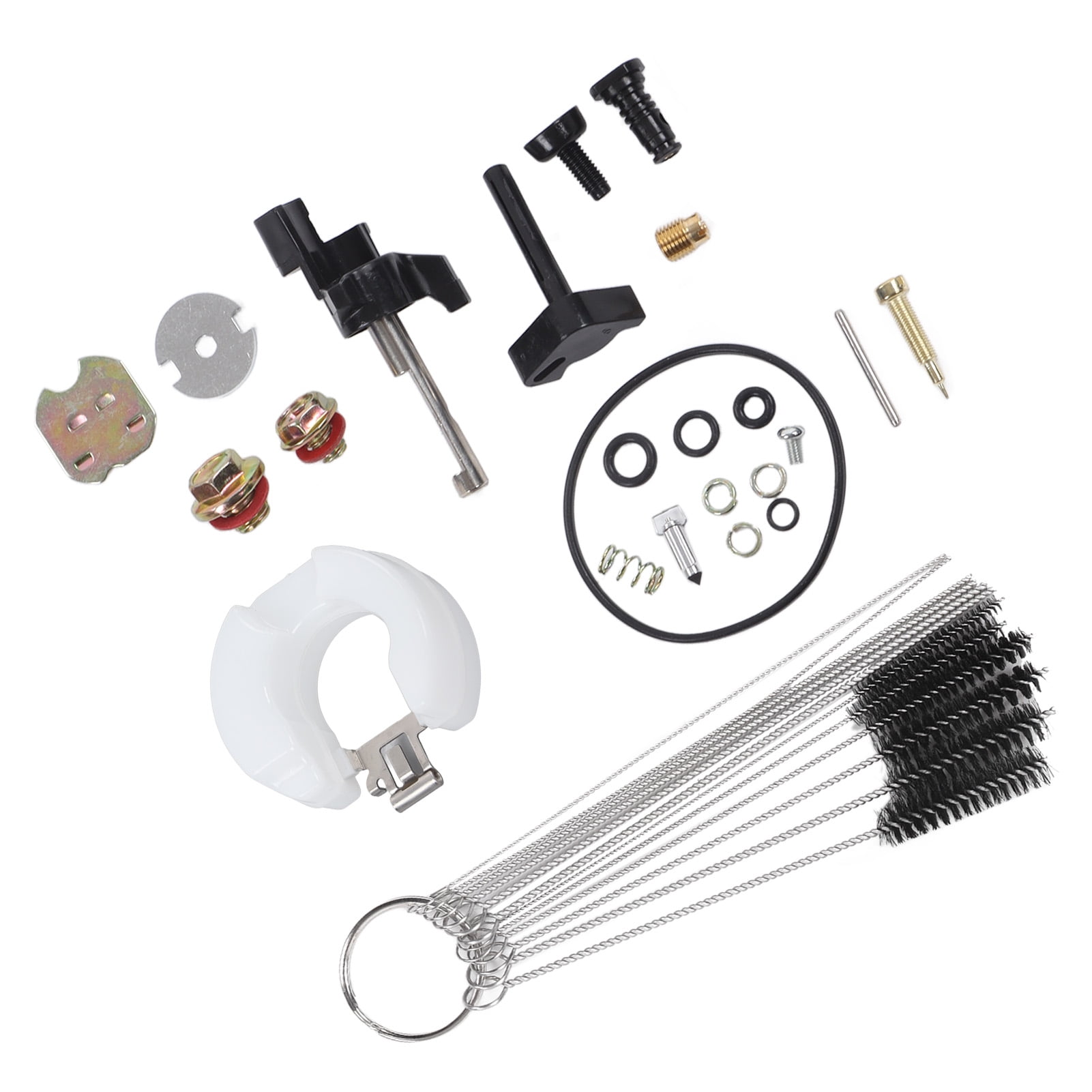 Lawn Mower Carburetor Repair Kit Sturdy Practical Reliable Easy Installation Iron Carburetor Brush Repair Kit for Replace