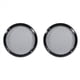 thumbnail image 1 of 2X Cubierta de Rejilla de Altavoz de Agudos de Aluminio para Automóvil, 6,5 Pulgadas, Rejilla de Metálica para Mejora de Audio, Color Negro, 1 of 4