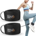 thumbnail image 4 of Fitness Ankle Strap Polyester Metal 1 Set For Men Women Workout Gym Home Training, 4 of 8