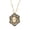 6, variant on Lightweight Alloy Necklace Openwork Sculpture with Crystal Crystal Rhinestones Cameo Clavicle Chain Decorative Jewelry