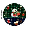 thumbnail image 4 of Faux Carpet Home Soft Cozy Area Rug Holiday Season Design Imitation Material Stain Resistant Lightweight for Living Room Bedroom Festive Events, 4 of 4