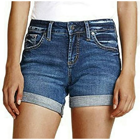 Buy Hot Jeans Shorts Sexy Personality Tassel Slim Women's Short PantsSummer  Women's Denim Shorts with Tassels High Waist (Blue, S) at