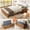 Brown, variant on Full Murphy Bed with Mattress,Full Size Cabinet Bed with Folding Nightstand and Charging Station & LED Light,Multifunctional Space-Saving Wall Bed for Bedroom, Guest Room,Office,Oak