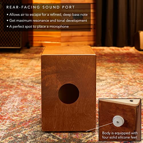 Meinl cajon box drum with internal snares jc50lbnt outlet