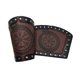 thumbnail image 1 of Brazaletes de brazo, brazalete Punk para hombres y mujeres, guantelete de cuero PU, protectores de brazo para fiestas de Halloween, representaciones Marrón Colco Brazales de brazo, 1 of 8