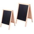 thumbnail image 4 of MasteelfCA 2 Pcs Tableau Noir en Bois de Table Pliant Double Face Tableau Blanc Tableau Noir Tableau Mémo, 4 of 8