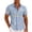 Light Blue@GC@, variant on CONZONE Mens Casual Shirts Short Sleeve Buttons Down Shirts for Men Lapel Graphic Summer Tee Tops