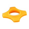 thumbnail image 1 of Funda protectora de micrófono con diseño antiderrapante y aro de silicona en 4 puntos - Ideal para KTV y uso en casa (Color naranja), 1 of 6