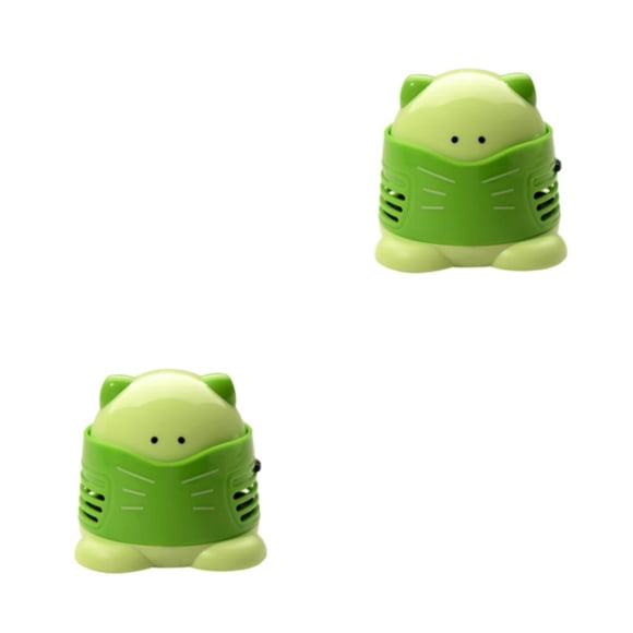 Wosthever Máquina de limpieza de estilo lindo al vacío de escritorio de gato de dibujos animados, colector de polvo para teclado, taladro de Type2 NO2