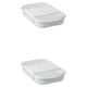 thumbnail image 1 of Bearachild Caja de plástico sellada multifuncional para varios granos caja de conservación de granos variados frescos tamaño grande 800ML talla grande 800ML 2Conjunto, 1 of 6